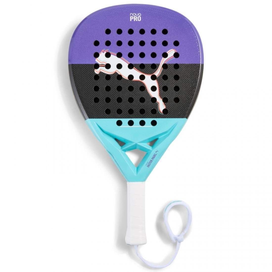 pala-puma-nova-pro-purpura-negro-turquesa-mujer-1100×1100 Puma Nova Pro Purple Black Turquoise Women's Racket - Image 1