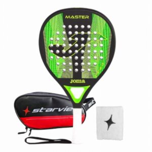 Joma Master Black Green Fluor Shovel Pack with Toiletry Bag and Wristband - Image 1