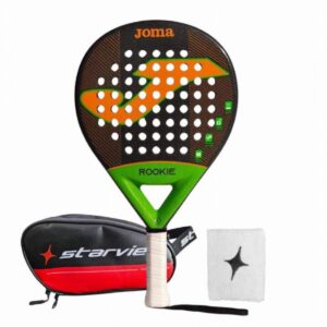 Pack Joma Rookie Black Orange Shovel with Toiletry Bag and Wristband - Image 1
